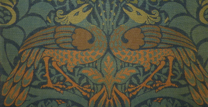 Peacock and Dragon wool hanging